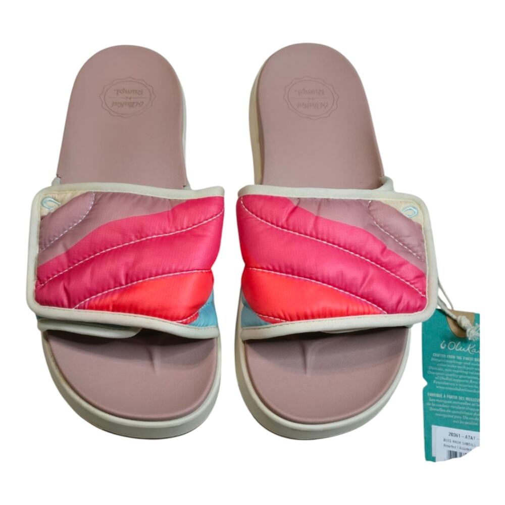 OluKai-‎ Nu‘a MINO Slides  ($120 Retail) Size Us Women 11 NEW